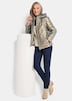GOLDNER Gewatteerd jasje Gewatteerd jack in metallic look