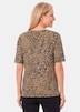 Jersey-Shirt mit Leo Print