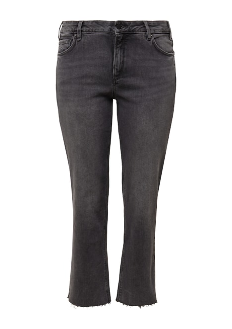 Ankle-Jeans / Mid Rise / Straight Fit