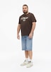 Baumwoll-T-Shirt mit Logo-Print