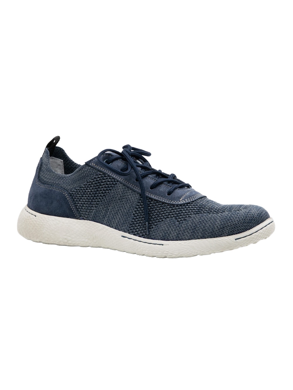 engbers Herren Sneaker aus Strick-Mesh Material , Saphirblau
