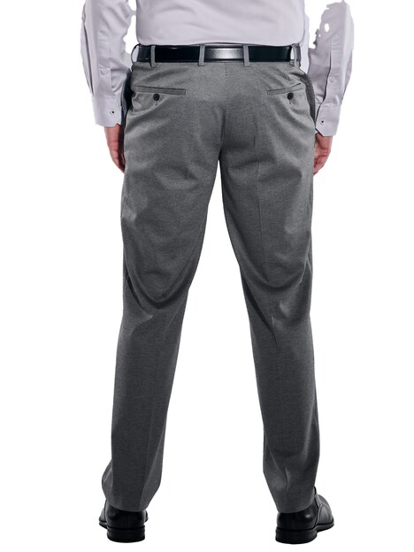 Herren Anzug-Hose slim fit , Grau