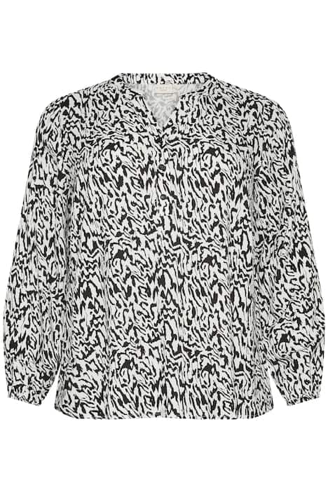 Langarm-Bluse Regular fit