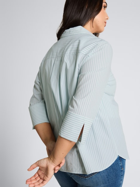 Hemdbluse mit Streifenmuster