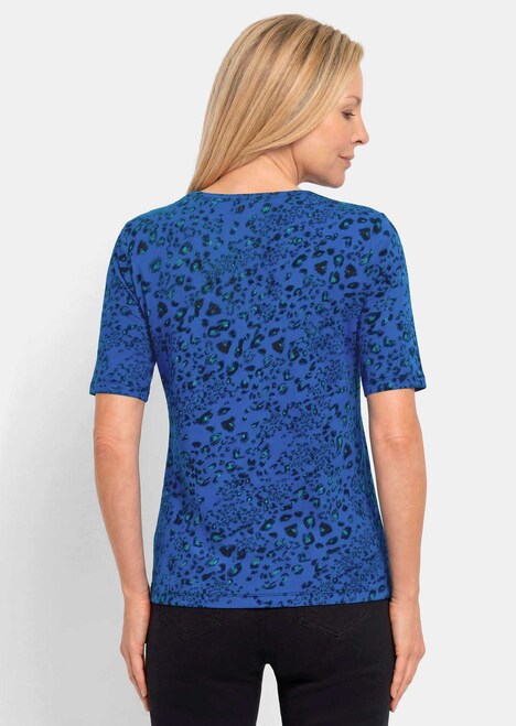 Viscose shirt in luipaardprint