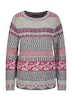 GOLDNER Trui Pullover met modieus Noors dessin
