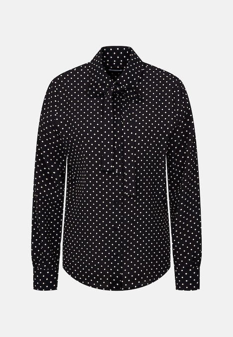 Damen Ausgestellte Bluse - Druck
