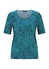 Viskoseshirt mit Leo Print