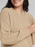 Oversize Strickpullover mit Rundhalsausschnitt