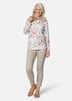 Expressieve jersey blouse met stretch