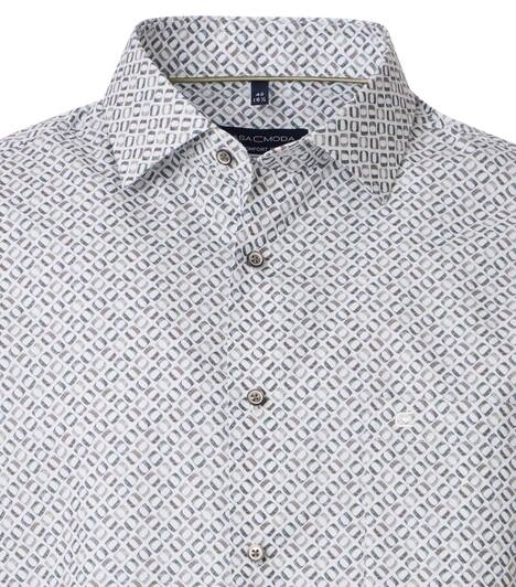 Businesshemd Kurzarm Print Comfort Fit
