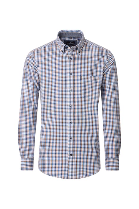 Freizeithemd Langarm kariert Casual Fit
