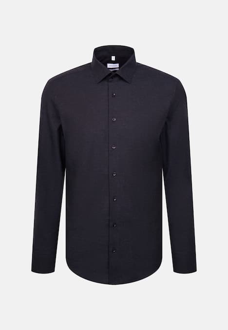 Herren Flanellhemd - Uni