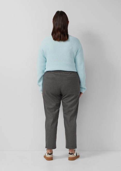 Flanell-Hose mit Elastikbund