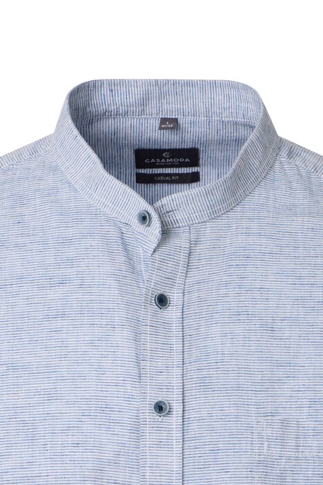 Leinenhemd gestreift Casual Fit