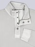 Herren Sweatshirt Stehbund , Hellgrau