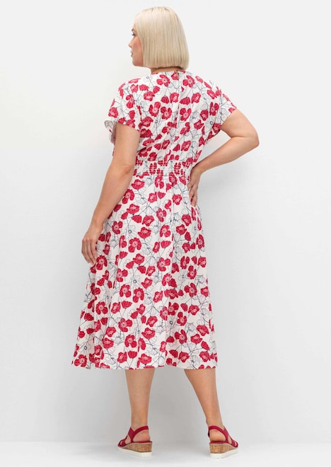 Druckkleid Kurzarm Print