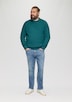 Crew-Neck-Pullover mit Farbeffekt