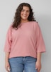 Gestreiftes T-Shirt im Relaxed Fit mit 3/4-Ärmeln