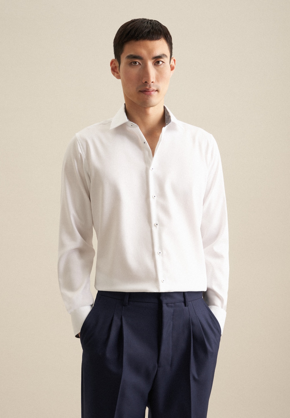 Herren Business Hemd - Uni