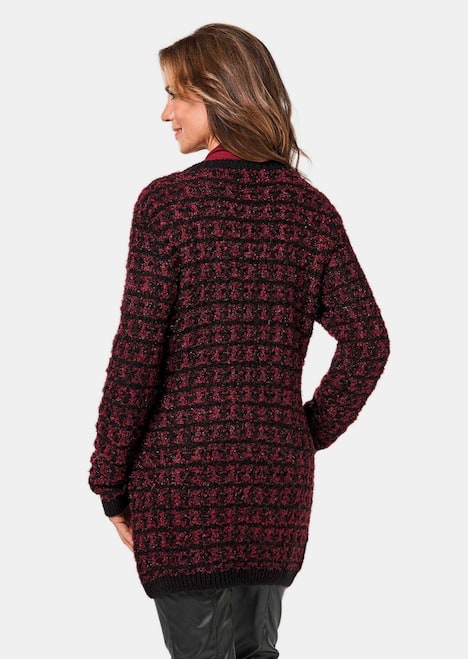 GOLDNER Tricot cardigan Chique tricot cardigan met glansgaren