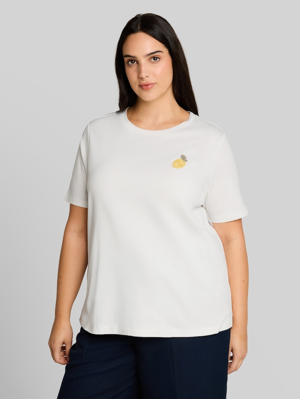 T-Shirt mit Häkel-Detail