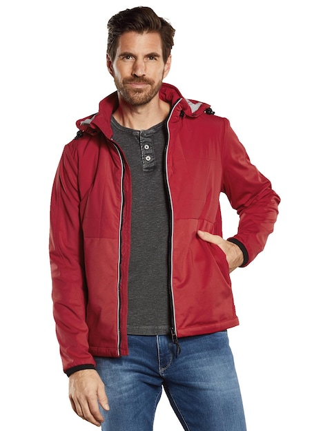 Herren Steppjacke , Bordeaux