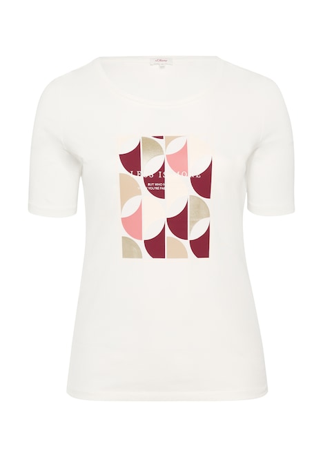 T-Shirt mit Frontprint