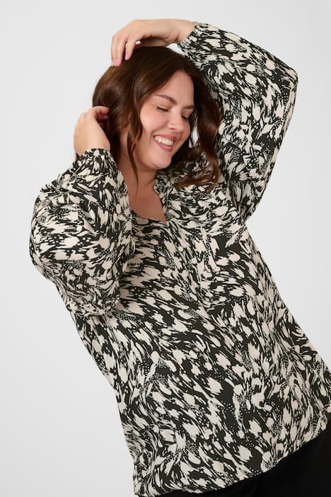 Kurzarm-Bluse Regular fit