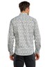 engbers Herren Langarm-Hemd gemustert , Granitgrau