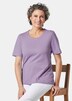 Basic Baumwollshirt mit kurzem Arm