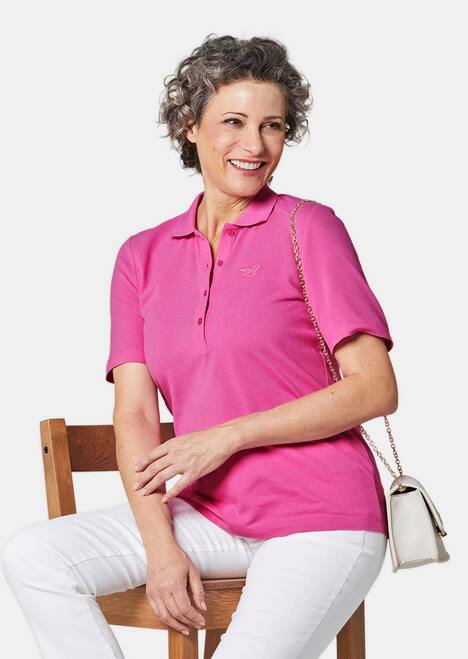 Poloshirt in hochwertigem Pikee