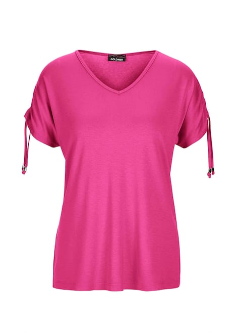 Kurzarm Viskose-Oberteil