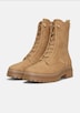 Stiefel in Leder-Optik mit Profilsohle