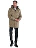 engbers Herren Steppjacke mit abnehmbarer Kapuze , Beige