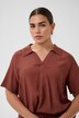 Kurzarm-Bluse Loose fit