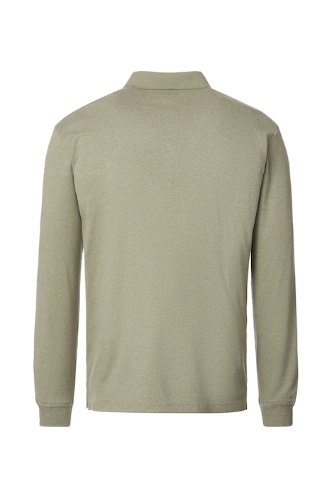 Polo-Shirt Langarm uni