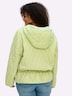 Kapuzenjacke Steppjacke mit Kapuze und Kordelzug Langarm Kapuzenkragen