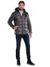 engbers Herren Lederjacke regular , Grau