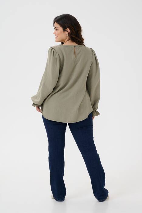 Langarm-Bluse Regular fit