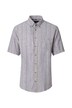 Leinenhemd Kurzarm gestreift Casual Fit