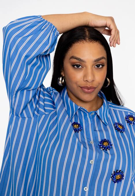 Kleid mit Streifendruck