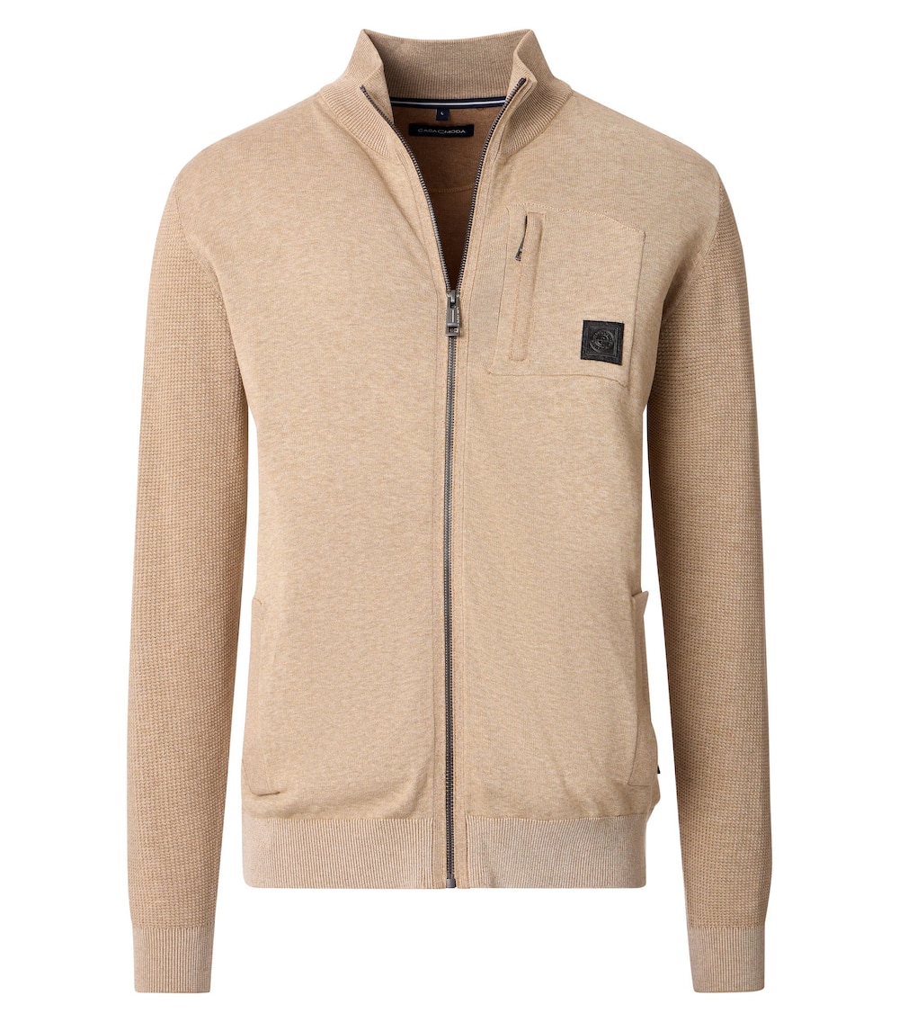 Strickjacke uni Basic Knitwear