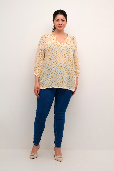 Langarm-Bluse Regular fit