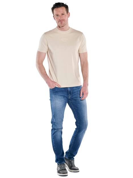 engbers Herren Rundhals T-Shirt , Beige