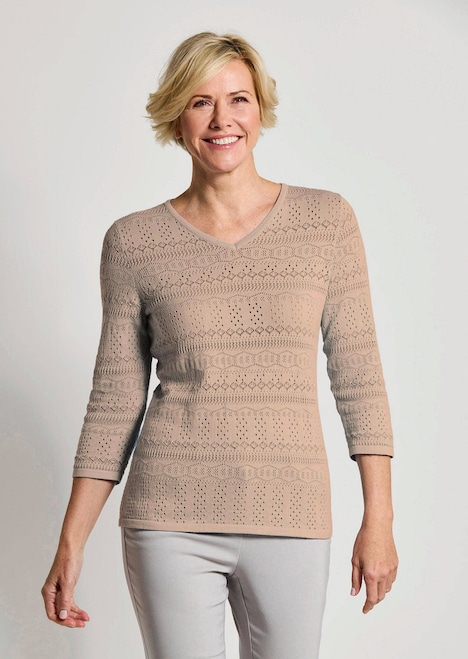 Zomer trui met V-hals