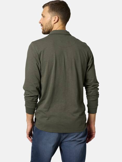 Langarm-Poloshirt FIOREZONTO