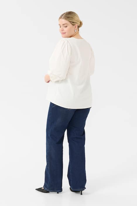 Langarm-Bluse Regular fit