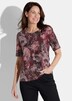 GOLDNER Shirt Jersey shirt met paisleymotief