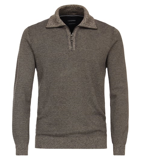 Troyer uni Basic Knitwear